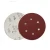 Import red color hook and loop backing abrasive 6holes sanding disc from China