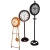 Import Retro home floor clock ornaments Shop window decoration props Creative big clock time table from China
