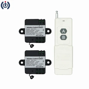 RF Wireless  Remote Control Smart Switch Remote Control Wireless Switch Transmitter And Receiver