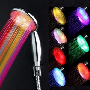 RGB Colorful Head Home Bathroom 7 Colors Changing LED hand Shower head