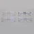 Import Rimless eyeglass frame women accessories clear lens metal big square eye glasses eyewear from China
