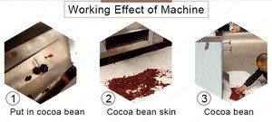 Roasted Cocoa Bean Peeler Cocoa Bean Skin Removal Machine