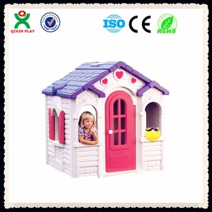 Romantic style girls playhouse, kids plastic playhouse, garden play house
