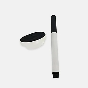 Round Magnetic Eraser with Pen