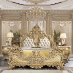 Royal Luxury Classic Turkey Royal  Bedroom Set Furniture