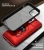 Rugged Shield Armor 360 CD Ring bracket Shockproof phone case cover For LG K51