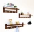 Import Rustic wall mounted small wooden coat rack /shelf from China