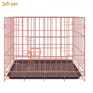 Sairpet Stainless Steel Metal Luxury Small Collapsible Pet Display Dog Cages Pet