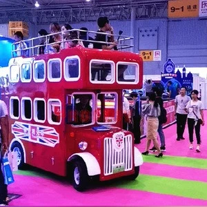 Save money outdoor playground amusement park  rides electric tourist bus london bus for sale