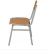Import school chair for university library dining chair Stackable School Chair with Plywood Top from China