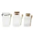 Import scrub bath salt frosted plastic jar with wood spoon for massage BSS-040C from China