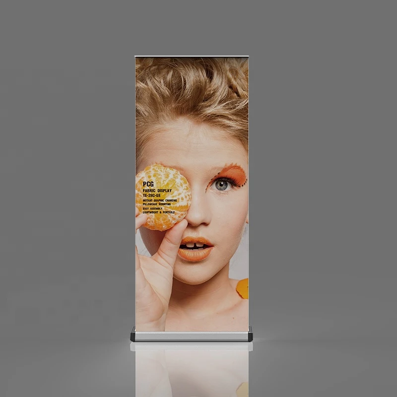 SEG Retractable Roll Up Silicone Edge Graphic Banner Stand Printing