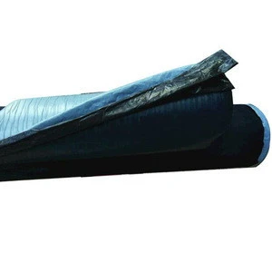 self adhesive roof membrane EPDM rubber waterproof membrane with glue / bitumen