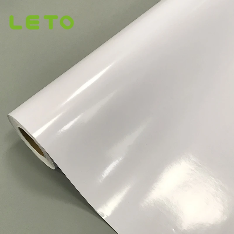 Self adhesive vinyl white back removable glue Car Wrap Vinyl Film