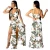 Import Sexy Printed Halter Dresses Women 2 Piece Skirt Set from China