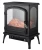 SF-1725 Black cast effect finish large electric fireplace