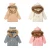 Import SF0439 Wholesale Baby Clothes children boys knitted jacket with raccoon fur collar from China