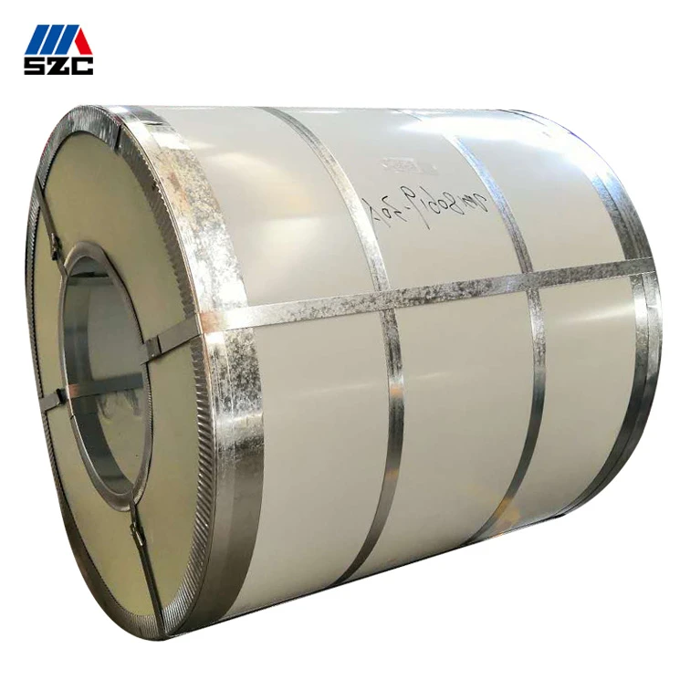 Shanghai Zhongcan PPCR PPGI Color Coated Steel Coil Hot Dipped Galvanized Steel Suppliers PPGI PPGL Steel Coils
