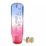 Shift Knob Stick Crystal Transparent Bubble Purple Blue Throw Gear Shifter 15cm