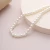 Import SHIXIN Minimalist Single Chain Boho Beaded Necklace Simulated Pearl Necklace for Women Jewelry Charm Collier Femme from China
