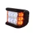 Import Side Shooter led work light Auto lighting system square 36W 3inch amber dual color 2sides led work light from China
