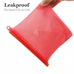 Silicone Food Storage Bag Reusable Food Grade Freezer Bag For Travel