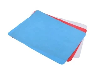 Silicone Square Table Mats Non-Slip Washable Mats Heat Resistant Kitchen Plane Table Mats Dish For Dining Room