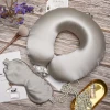 Silkworm U-shaped pillow memory foam pregnancy bbl nursing pillows with eye mask