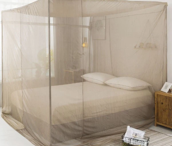 silver antiradiation nylon bed canopy/BLOCK EMF mosquito net