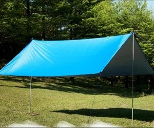 Silver coated camping tarp/Awning tent/Sun shelter