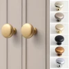 Single hole round twist thickened light luxury handle cabinet wardrobe drawer cabinet door cabinet handle