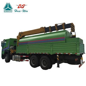 SINOTRUK HOWO Cargo Crane Truck 6x4 Truck Crane Price For Sale