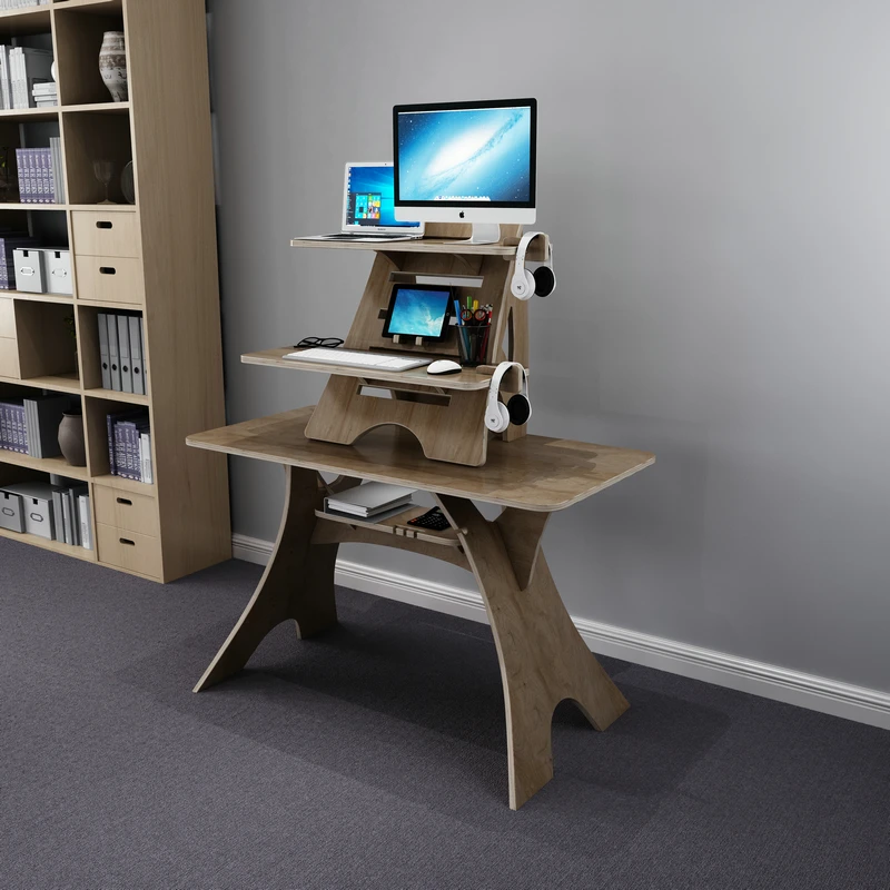 Sit Stand Desk Luxury Executive Modern Office Furniture Table standing desks escritorios