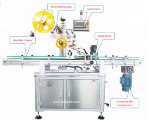 SKILT Automatic sticker top surface labeling machine manufacturer