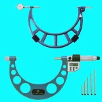 Slide anvil Micrometers with dial indicator