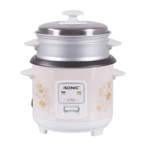 Small kitchen appliance electric rice cooker with steamer 1.8 liters
