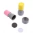 Import small mini HA round circle flash photosensitive stamp black double foam pad name seal rubber stamps from China