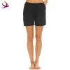 Solid Womens Lounge Shorts With Pockets Loose Sleep Shorts For Women Elastic Waist Ladies Short Nightwear
