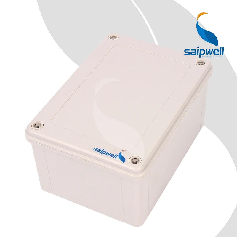 SP-02-181390 180*130*90 Rectangle ABS Plastic Enclosure Box Grey Saip Saipwll Electronic IP65 Waterproof Junction Box