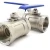 Import Stainless Steel 201 304 316 SS Threaded Screwed 1PC Ball Valves Gate Valve from China