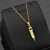 Import Stainless steel chain necklace Gold Simple hollow out Medical series pendant Necklace men jewelry from China