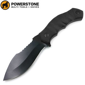 stainless steel fixed blade outdoor survival hunting knife