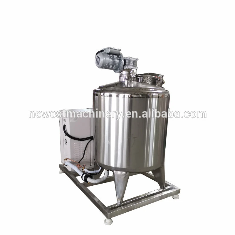 Stainless steel fresh milk cooling machine/small milk cooling tank