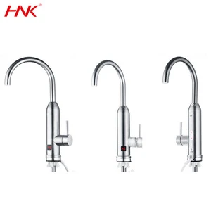 Stainless Steel Heaters Electric Instant Water Heating Faucet 220V 3000W LED Digital Tankless Water Heater