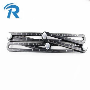 Stainless steel measuring tool multi angle folding ruler wholesaler Multi-function folding ruler