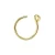 Import Steel Faux Clip On Earrings Nose Hoop Ring Body Jewelry Piercing Unisex 20 Gauge 8mm Color Customizable from China