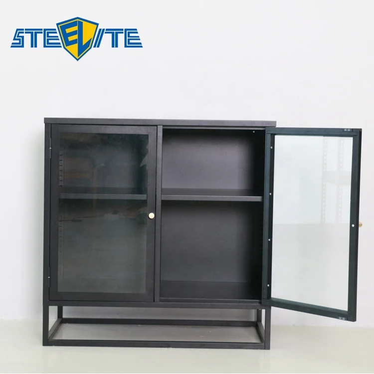 Steelite Storage Cabinet Breathable Display Cabinet Metal Sideboard