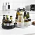 Import Storage Cabinet Organizer Drain Rack Turntable Cosmetic PET Rotation Tray 360 Spice Bathroom Kitchen Plate Spice Jar Organizer from China