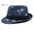 Import Summer Coconut Tree Pattern Jazz Cap Trilby Panama Straw Hats from China