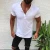 Import Summer T Shirts Stretch Short Sleeve V Neck Mens Casual Workout Tee Shirts from China